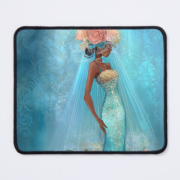 Item preview, Stunning Bridal Portrait with Floral Accents designed and sold by Artessie.
