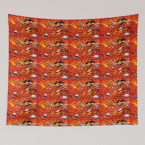 Item preview, Chester Cheetah Inferno Feast – Flamin’ Hot Cartoon Explosion designed and sold by The Art Queen Of Michigan .