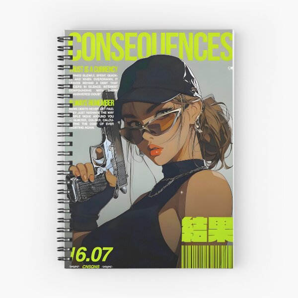 Item preview, Consequences Cyberpunk Anime Girl designed and sold by Baychan.