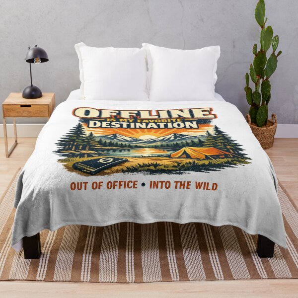 Item preview, Offline Is My Favorite Destination Camping Nature Lover designed and sold by RajStore41.