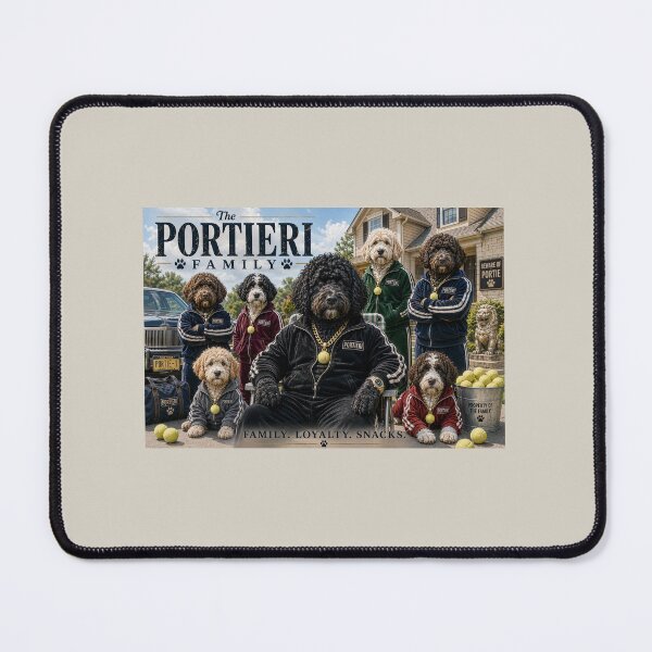 Item preview, Portuguese Water Dog: The Portieri Family designed and sold by PWD-Art-And-Graphics.