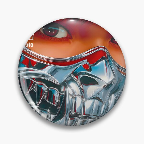 Item preview, Steel Oni Cyber Samurai Mask designed and sold by Baychan.