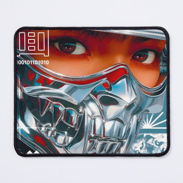 Item preview, Steel Oni Cyber Samurai Mask designed and sold by Baychan.