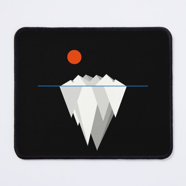 Item preview, Minimalist Floating Iceberg Geometric Art designed and sold by NNAANN.