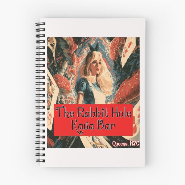Item preview, The Rabbit Hole Kava Bar | Queens NYC Alice in Wonderland Psychedelic Vintage Cafe designed and sold by Ignorant-Artist.