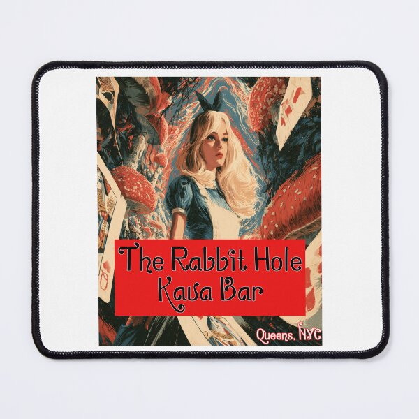 Item preview, The Rabbit Hole Kava Bar | Queens NYC Alice in Wonderland Psychedelic Vintage Cafe designed and sold by Ignorant-Artist.