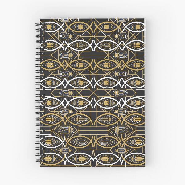 Item preview, Ancient Egyptian Art Deco Scarab Beetle Geometric Pattern designed and sold by Pride Emblem Prints.
