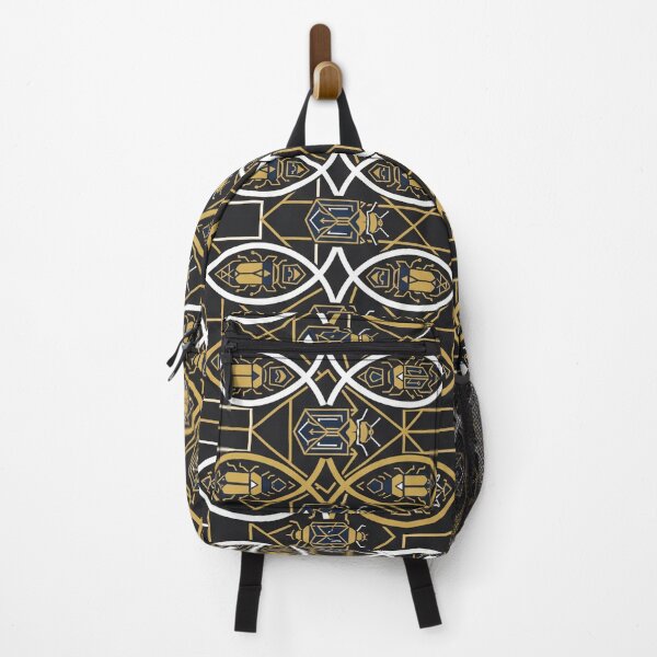 Item preview, Ancient Egyptian Art Deco Scarab Beetle Geometric Pattern designed and sold by Pride Emblem Prints.
