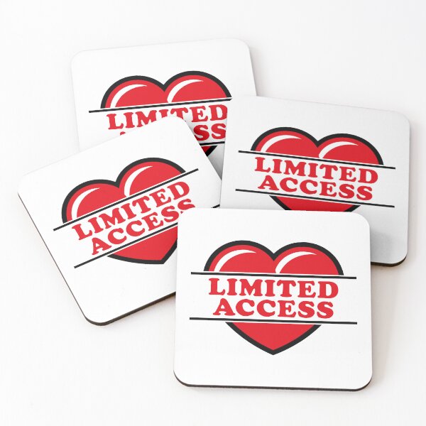 Item preview, Limited Access (Heart / Sweetheart / Love / Red 2C) designed and sold by Roderix.