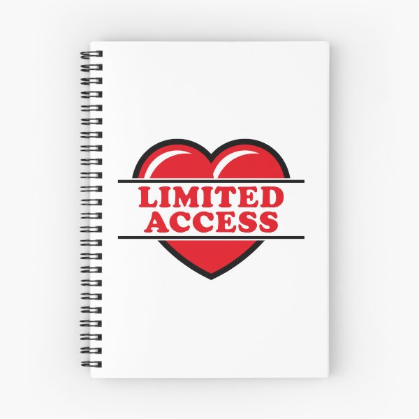 Item preview, Limited Access (Heart / Sweetheart / Love / Red 2C) designed and sold by Roderix.
