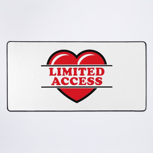 Item preview, Limited Access (Heart / Sweetheart / Love / Red 2C) designed and sold by Roderix.