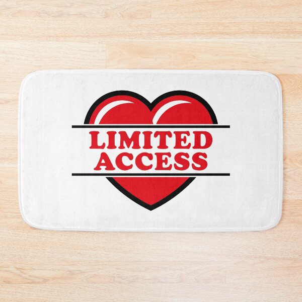 Item preview, Limited Access (Heart / Sweetheart / Love / Red 2C) designed and sold by Roderix.