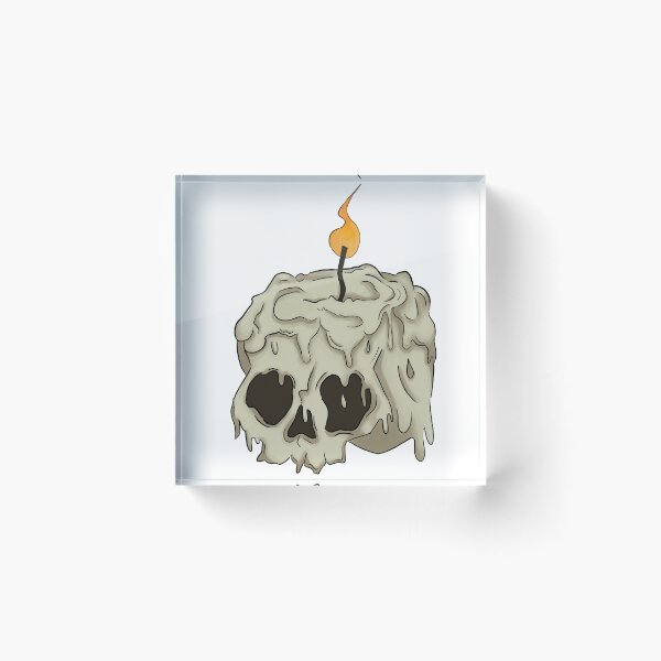 Item preview, Till Death Do We Burn | Skull Candle Halloween designed and sold by Halo Design.