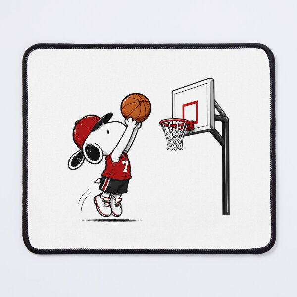Item preview, Cute Snoopy Shooting Hoops designed and sold by glendahabi.