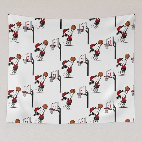 Item preview, Cute Snoopy Shooting Hoops designed and sold by glendahabi.