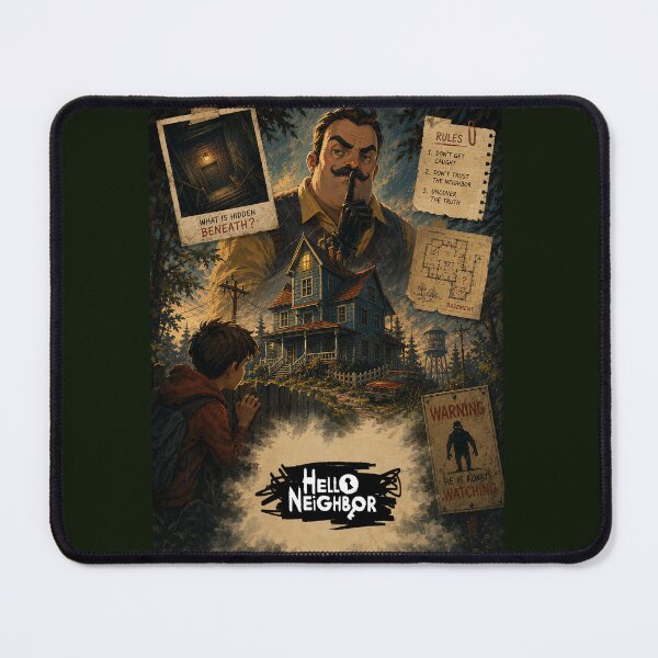 Item preview, Hello Neighbor Mystery House Vintage Art designed and sold by karamram.