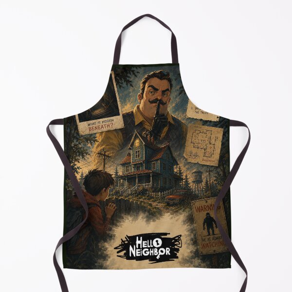 Item preview, Hello Neighbor Mystery House Vintage Art designed and sold by karamram.