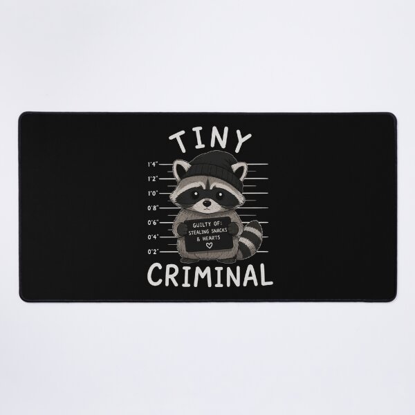 Item preview, Tiny Criminal Raccoon Funny Meme Cute Animal designed and sold by JalwaWear.