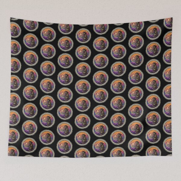 Item preview, Retro Space Hacker Rat Pirate Vintage Badge designed and sold by DuckOddity.