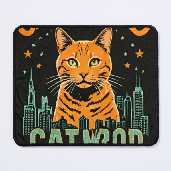 Item preview, Art - Stylized Feline, Retro Illustration with Vibrant Colors designed and sold by World-Pets.