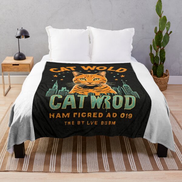 Item preview, Art - Stylized Feline, Retro Illustration with Vibrant Colors designed and sold by World-Pets.