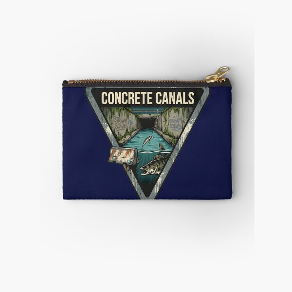 Item preview, Concrete Canals Urban Pike Fishing - Vintage Yield Sign Emblem designed and sold by ThirdShiftLab.
