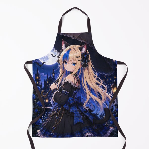 Artikelvorschau, Moonlit Parasol – Gothic Neko Girl entworfen und verkauft von Revyra Design .