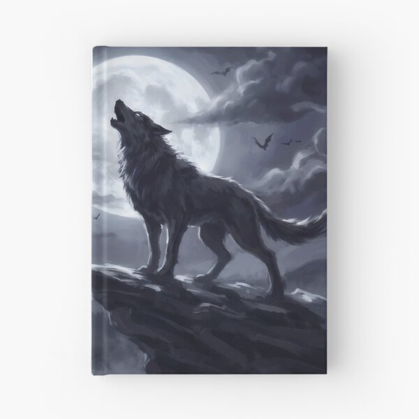 Item preview, Werewolf on the Moonlit Cliff designed and sold by RedPeaStudio.