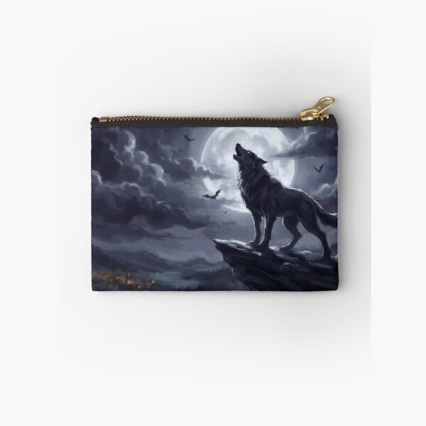 Item preview, Werewolf on the Moonlit Cliff designed and sold by RedPeaStudio.