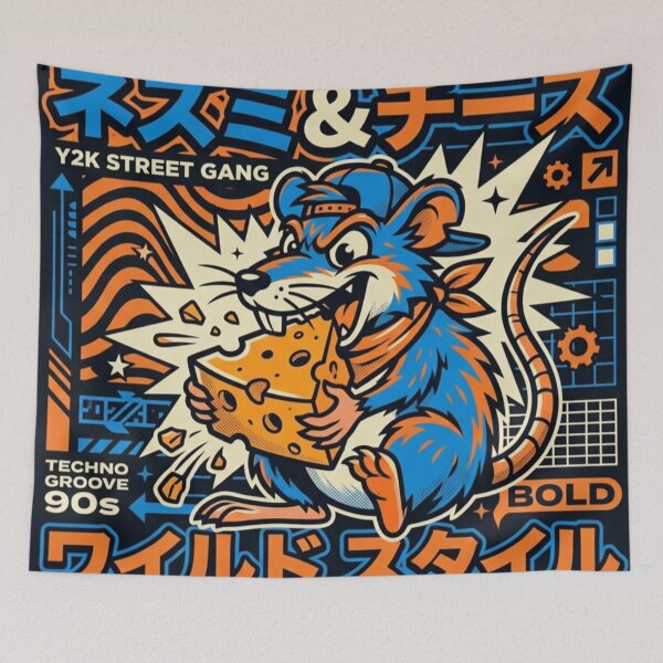 Item preview, Retro Rat designed and sold by The King's general goods.