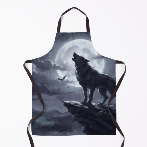 Item preview, Werewolf on the Moonlit Cliff designed and sold by RedPeaStudio.