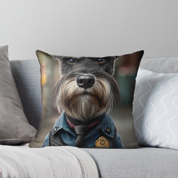 Item preview, Funny Dog Police Officer in Uniform Cartoon Art designed and sold by Artessie.