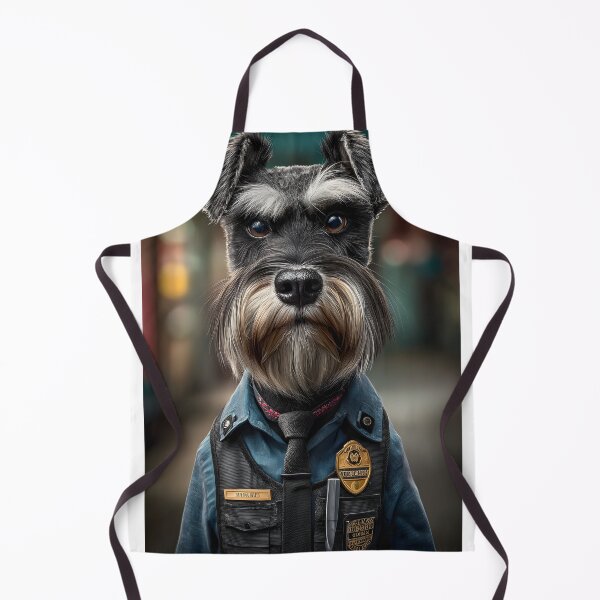 Item preview, Funny Dog Police Officer in Uniform Cartoon Art designed and sold by Artessie.
