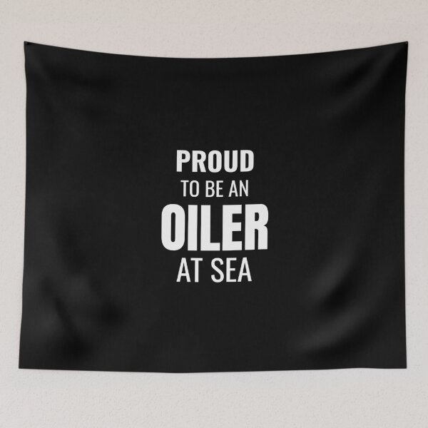Item preview, Proud to be an Oiler at Sea (White) designed and sold by ShipCrewNation.