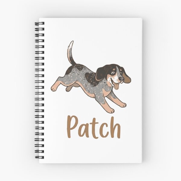 Item preview, Cute Blue Tick Coonhound Running designed and sold by ASN STUDIO.