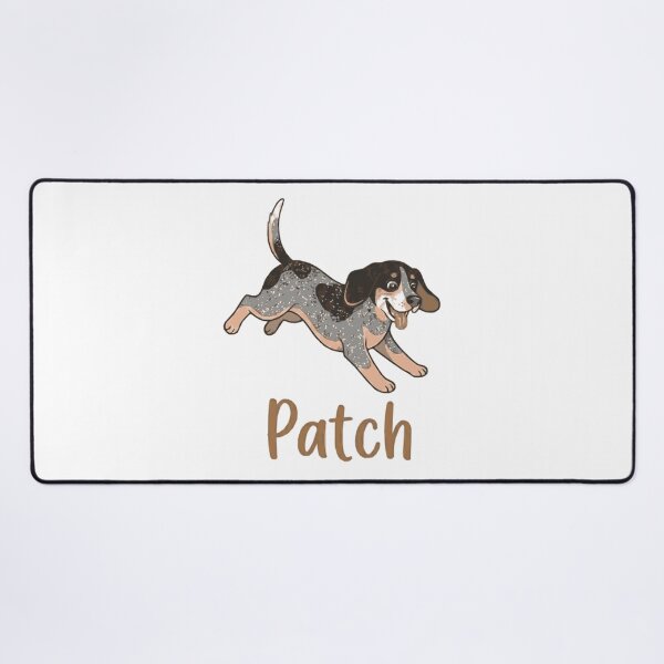 Item preview, Cute Blue Tick Coonhound Running designed and sold by ASN STUDIO.
