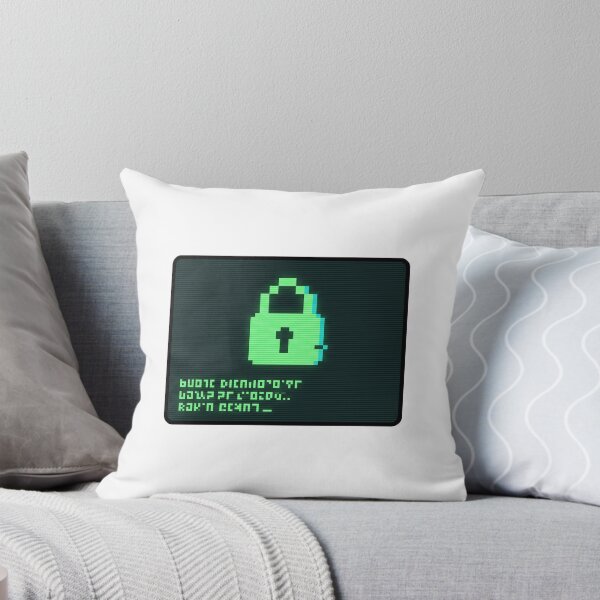 Item preview, Terminal Padlock Glitch Cybersecurity Design designed and sold by Ninjacatoff.