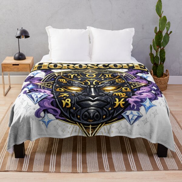 Item preview, Mystical Zodiac Mask Daily Horoscope Astrology Design designed and sold by irfanshikh.