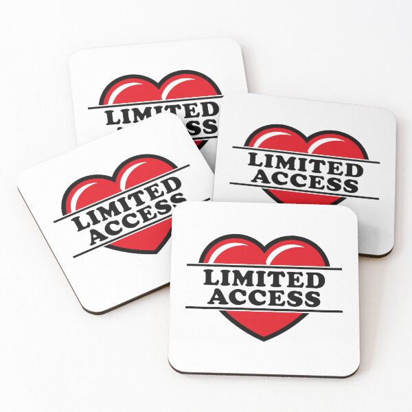 Item preview, Limited Access (Heart / Sweetheart / Love / Black 2C) designed and sold by Roderix.