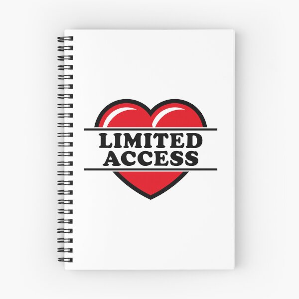 Item preview, Limited Access (Heart / Sweetheart / Love / Black 2C) designed and sold by Roderix.