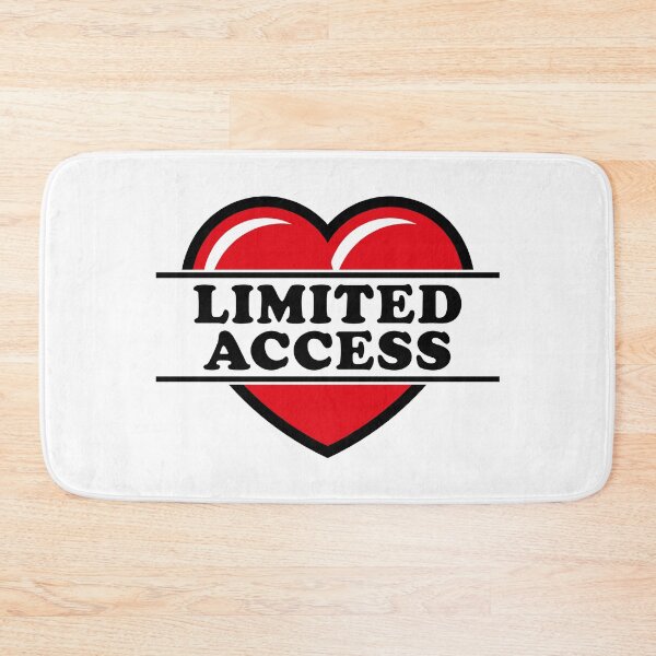 Item preview, Limited Access (Heart / Sweetheart / Love / Black 2C) designed and sold by Roderix.