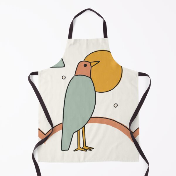 Item preview, The Mid-Century Sentinel Bauhaus Bird Illustration designed and sold by Filora Atelier | Bird Art.