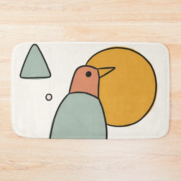 Item preview, The Mid-Century Sentinel Bauhaus Bird Illustration designed and sold by Filora Atelier | Bird Art.