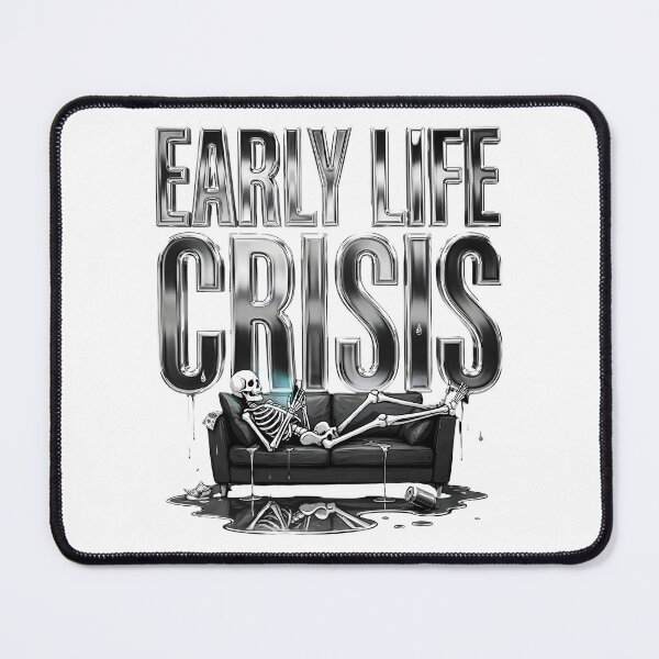 Item preview, Early Life Crisis Funny Rap Culture designed and sold by Redgiant87x.