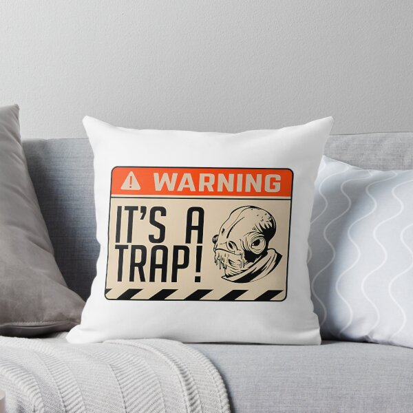 Item preview, It'S A Trap Itsatrap Admiral Ackbar Iconic Phrase designed and sold by DeclaneHawk.