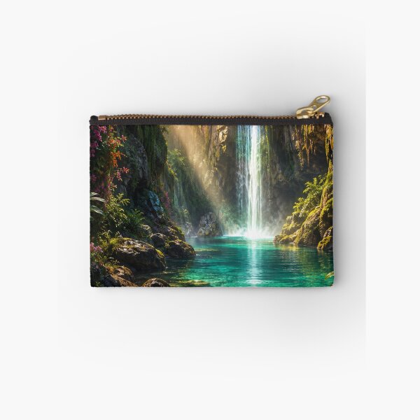 Item preview, Hidden Tropical Waterfall Paradise designed and sold by CodePaws Creations.