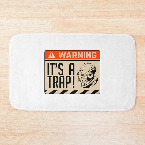 Item preview, It'S A Trap Itsatrap Admiral Ackbar Iconic Phrase designed and sold by DeclaneHawk.
