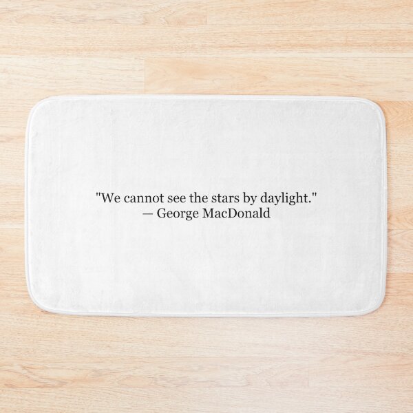 Item preview, We Cannot See the Stars by Daylight | George MacDonald Quote Print | Christian Literary Wall Art designed and sold by The Prose Atelier.