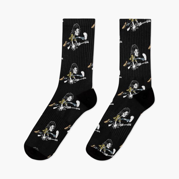 Item preview, Eddie-Van-Halen-1930s-rubberhose-cuphead-cartoon-style designed and sold by stiellarose.