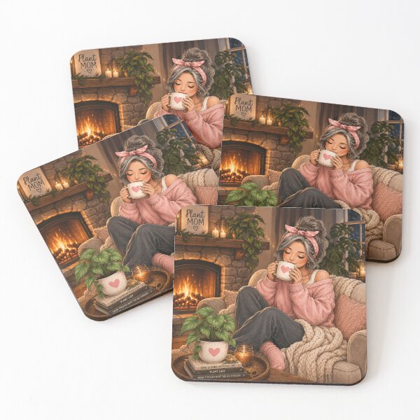 Item preview, Plant Mom Near Cozy Fire designed and sold by CottageGardenCo.